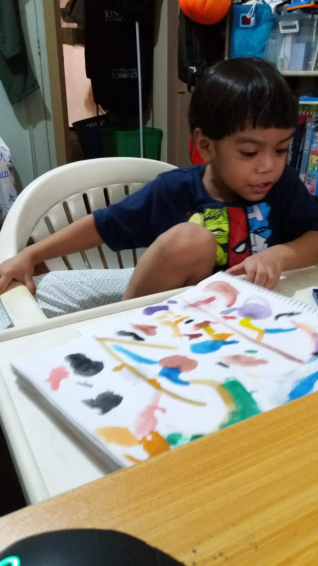 Daycare Chronicles: Landscape Art / Show and Tell
