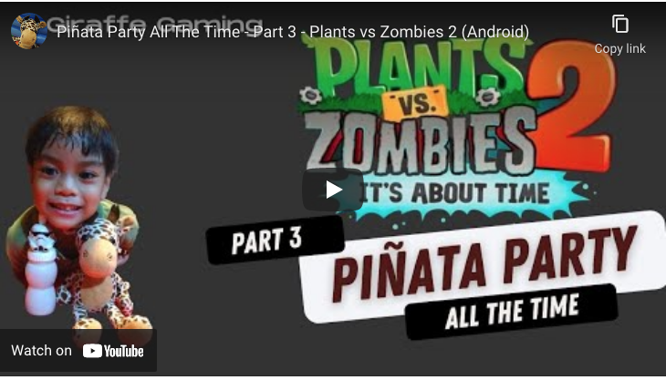 Gaming – Plants vs Zombies 2: Piñata Party All The Time